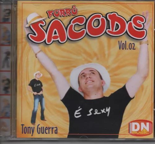 Cd Forró : Sacode Tony Guerra - Novo E Lacrado - B35