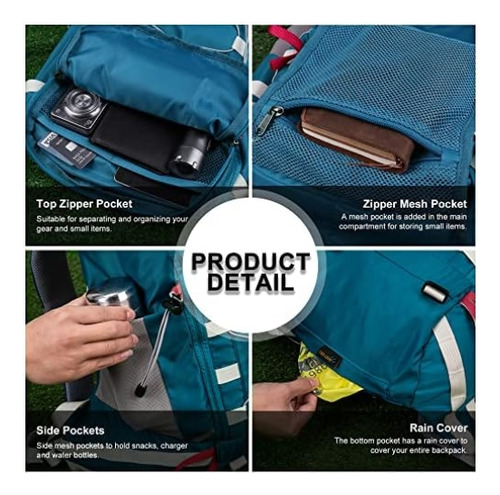 Mountaintop Mochila De Senderismo 35l Viajes Al Aire Libre Y
