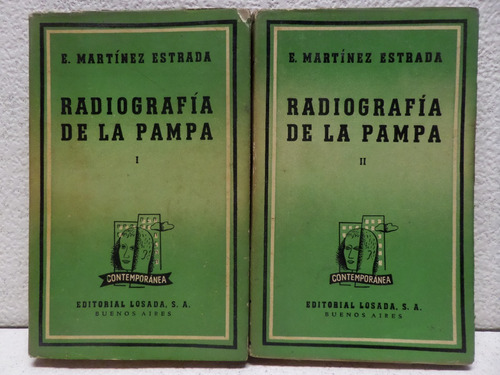 Radiografia De La Pampa,2 Tomos, E Martinez Estrada,1946