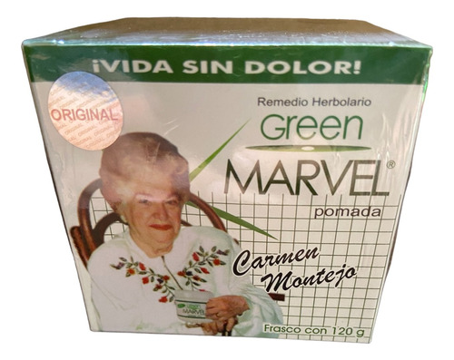 Green Marvel Crema Auxiliar En  Dolor Muscular