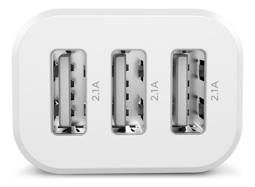 Carregador Veicular Universal ELG 3 Portas Usb 2.1a 5v ELG Cc3s