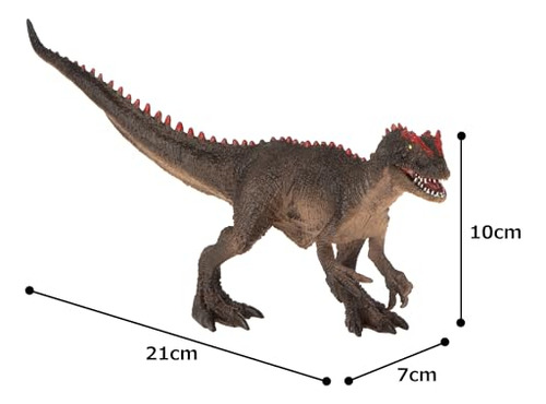 Mojo Allosaurus Con Mandíbula Articulada Dinosaurio Realista