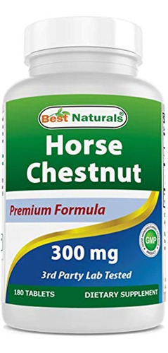 Best Naturals Horse Chestnut Extracto 300 Mg 180 Tabletas