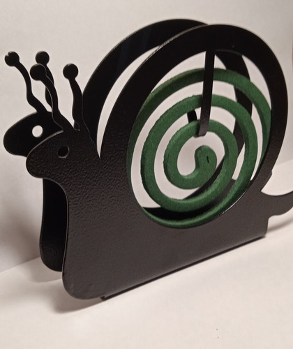 Imagen 1 de 5 de Porta Espiral Chapa Calada Negro Deco Premium