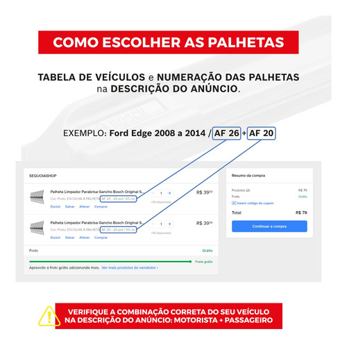 Palheta Limpador Parabrisa Gancho Bosch Paleta Silicone