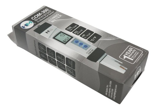 Medidor De Temperatura Hm 4 En 1 Digital Com-300 Ec/tds Ph C