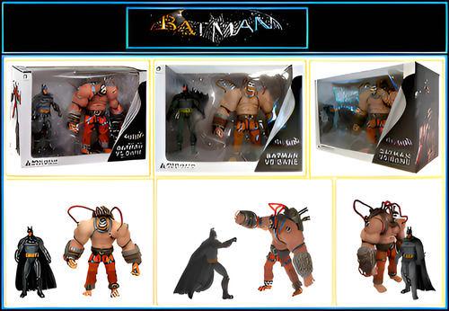 Dc Direct Batman Vs Bane Arkham Asylum Set Swargento!