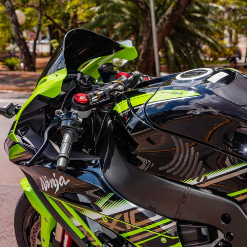 Imagem 5 de 10 de Moto Kawasaki Zx-10r Verde E Preta Ano 2017