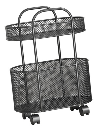 Carrinho De Livros Rolantes Com Rack De Armazenamento De