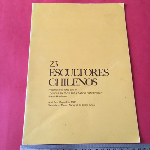 23 Escultores Chilenos Arte Esculturas Exposición 1980