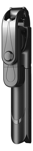 A Todo En 1 Palo Selfie Trípode Bluetooth De Mano Negro