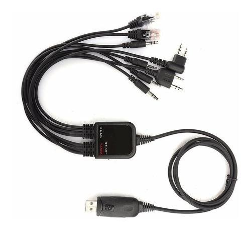 Cable De Programación Usb 8 En 1 Para Radio Kenwood/quanshen