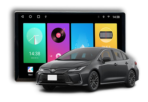 Central Multimídia Toyota Corolla V2 Tesla 13
