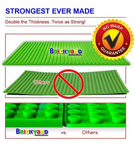 Brickyard Building Blocks Placa Base Compatible Con Lego De