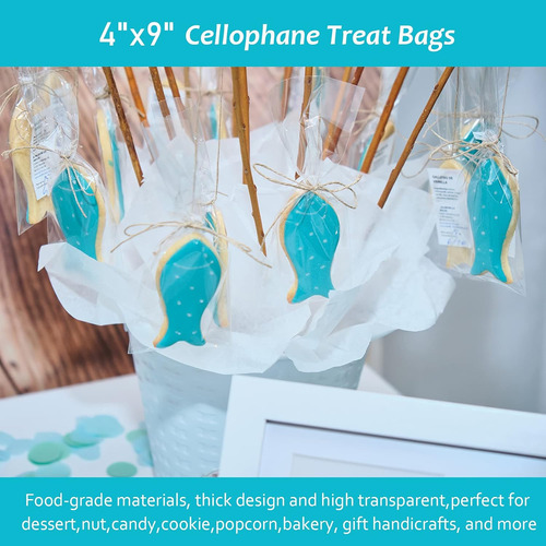Bolsas De Celofán Transparentes Para Envolver Regalos