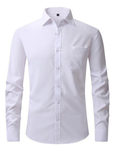 Camisa Elástica Camisa De Negocios Para Hombre Profesional