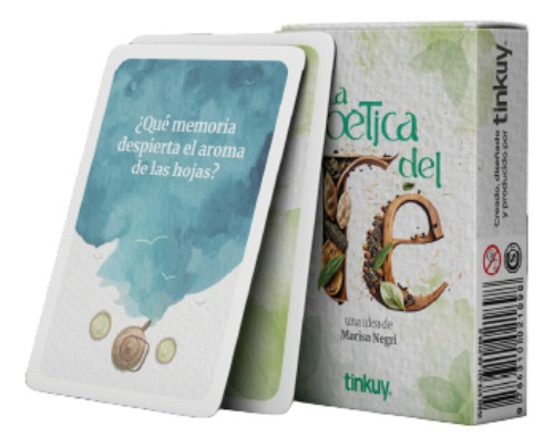 Juego De Cartas Literario La Poética Del Té Tinkuy