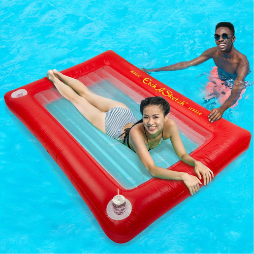 Mighty Mojo Etch A Sketch De Inflável Pool Float