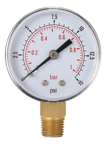 Manómetro De Presión De Agua Para Filtro De Piscina 50mm 0~1