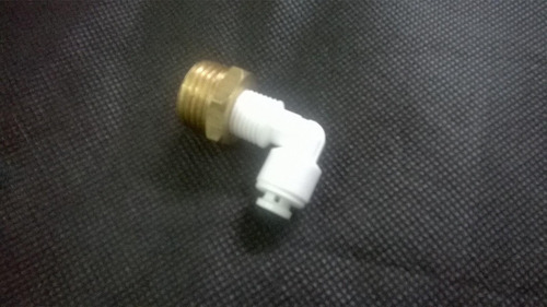 Imagen 1 de 6 de Conector Acople Para Filtros De Agua Dispenser 1/2 A 1/4
