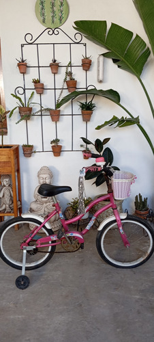 Bicicleta Rodado 20 Para Niñas Fucsia 20 " (Usado)
