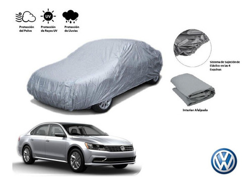 Cubierta Funda Cubreauto Afelpada Vw Passat 2.5l 2019