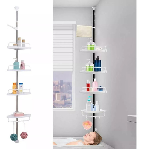 Organizador De Ducha O Esquinero De Baño 4 Niveles