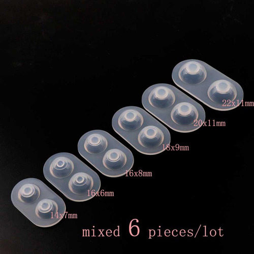 6 Piezas Bjd Muñeca Pesada Pupila Ojo Molde De Silicona Diy