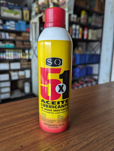 Aceite Lubricante 5 En 1 En Aerosol Sq 354 Cm3 Multiusos