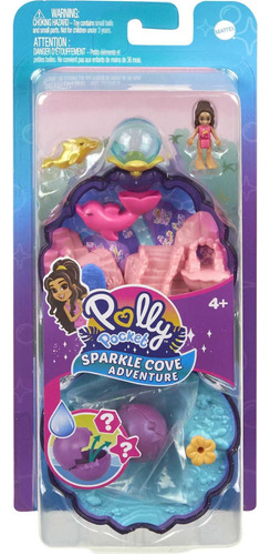 Polly Pocket Sparkle Cove Adventure - Juego Compacto, Lagun.