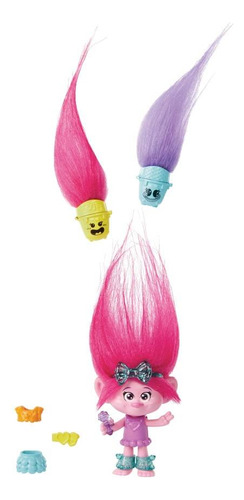 Muñeca Poppy Trolls Set 9pz Cabello Intercambiable Hairpop
