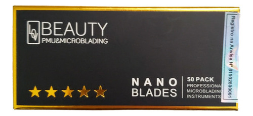 50 Lâminas Agulhas 15 Flex Lovbeauty 0.15mm Micropigmentação