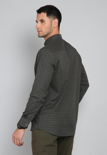 Camisa Cuadros Spandex Arrow Cm31040ve