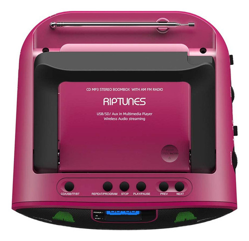 Riptunes Boombox Radio Digital LED.