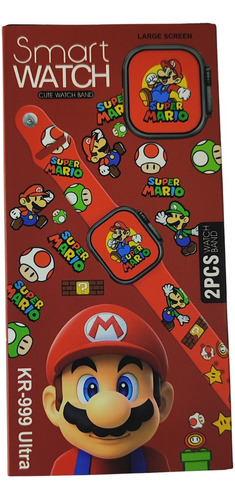 Reloj Smart Watch De Mario Bros