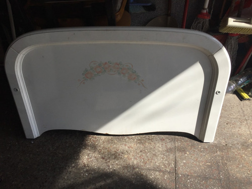 Cabecera Blanca Laqueada Pintada A Mano