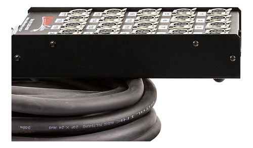 Medusa 20 Vias Montada Conectores Amphenol - 40 Metros