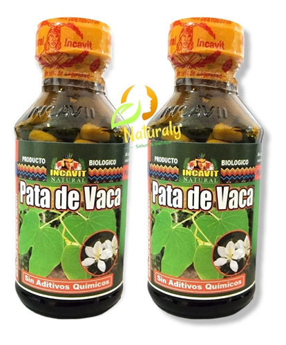 2 Frascos De Pata De Vaca 90 Capsulas C/u