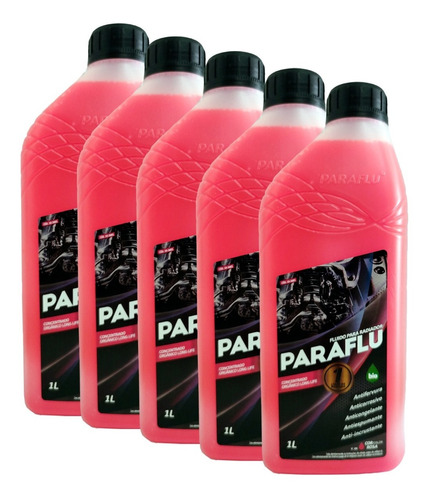 5 Aditivo Para Radiador Paraflu Rosa Concentrado Nbr 13705 A