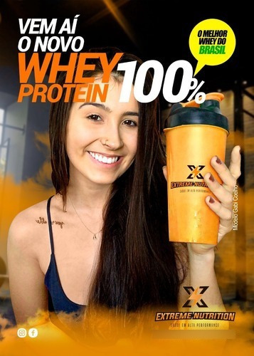 Imagem 3 de 6 de Whey Protein 100% Concentrado Extreme Nutrition 1kg Com Nfe