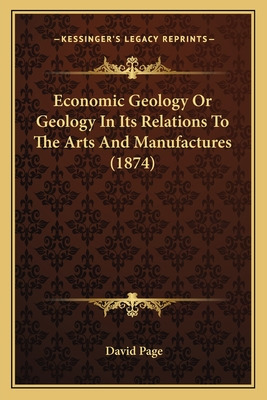 Libro Economic Geology Or Geology In Its Relations To The...