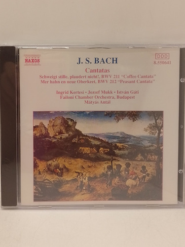 J.s Bach Cantatas Bwv 211 Y 212 Cd Nuevo 