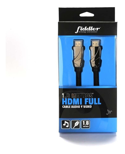 Cable Audio-video Hdmi Full 1,8mts Fiddler