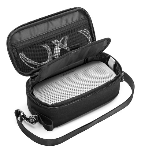 Funda Suave Para Altavoz Bluetooth Con Bolsillo Y Correa Des