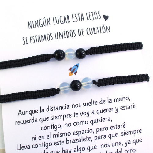 Manillas Distancia Pulseras De Parejas Amigos Familia M1924