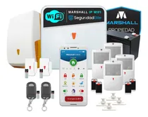 Comprar Kit Alarma Marshall Ip Wifi Inalámbrica Marshall 3 App Para Celular Marshall Smart Alarma Domiciliaria Casa Comercio