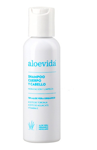 Shampoo Cuerpo Y Cabello Aloe Vera Orgánico Aceite Naturales