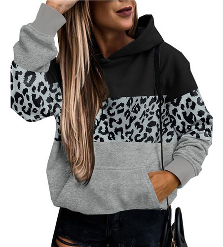 Top A Para Mujer, Moda De Otoño, Con Empalmes En Contraste D