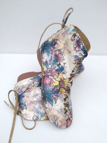 Zapatos/botines Artesanales Dama Hecho A Mano En Colombia
