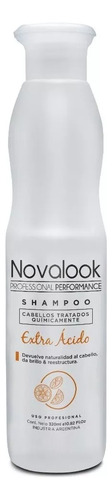 Shampoo Novalook Extra Acido 320 Ml Post Tecnico Brillo